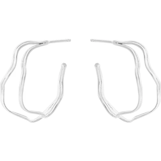 Double Wave hoops - small