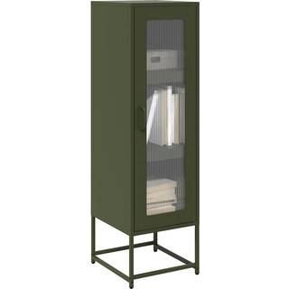 skab 36x39x123 cm koldvalset stål olivengrøn