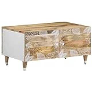 sofabord 80x50x40 cm massivt mangotræ