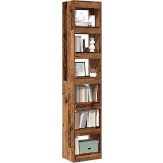 Bogreol/Rumdeler 40X30X198 Cm Fyrretræ - Gammelt træ