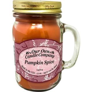 Vores eget lysfirma gr?skar krydderi duftende 13 ounce mason jar stearinlys