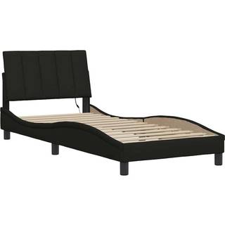 sengeramme uden madras 80x200 cm stof sort