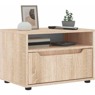 Tv-Bord Visnes 60X40X38 Cm Konstrueret Træ - Sonoma-eg