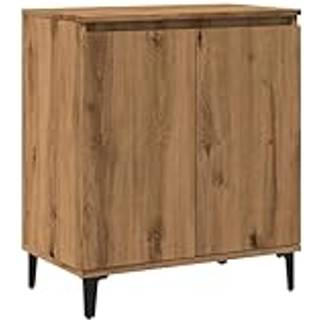 skænk 60x35x70 cm konstrueret træ egetræsfarve