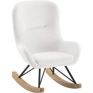 Gyngestol til børn – Rocky, bouclé, hvid