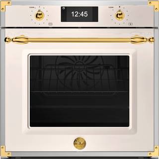 Bertazzoni F6011HERVPTAG Heritage Pyro & Steam indbygningsovn, elfenben hvid/guld