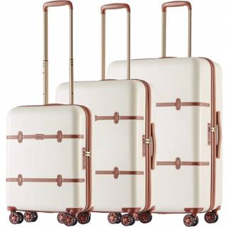 Printisso Portofino - Sæt af 3 Antique White, Kufferter - Hardcase Kuffert