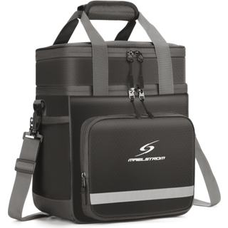 Maelstrom frokostboks til mænd Isoleret frokostpose Kvinder/mænd Lækagesikker frokostkølerpose Lunch Tote taske 18L sort