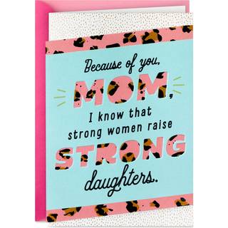 Hallmark fødselsdagskort til mor fra datter (stærke kvinder)