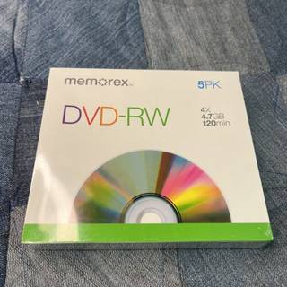 Memorex 4X DVD-RW Media (5 Pack)