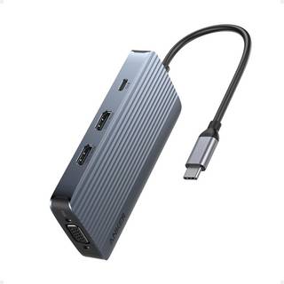 Anker USB-C Hub (8-in-1 Triple Display) - Grey