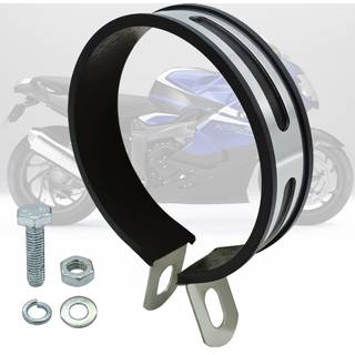 Universal Half Round Motorcykel udst?dningsklip motorcykel udst?dning lydd?mper r?rbeslag motorcykel udst?dning b?jlebeslag lydd?mper r?rbeslaget