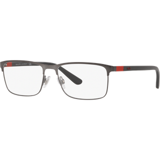 Polo Ralph Lauren Mand PH1190 9157 Optiske stel Metal Grå Transparent Firkantet Normal