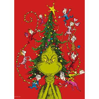 Ceaco - Dr. Seuss - The Grinch - Glow in The Dark - 100 brikkers puslespil