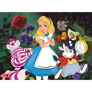 Buffalo Games - Silver Select - Disney - Alice in Wonderland Alice and Friends - 1000 Piece Jigsaw Puzzle For Adults -Challenging Puzzle Perfekt
