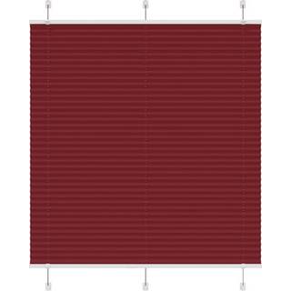 Plisségardin Stofbredde 79,4 Cm Polyester Bordeauxrød - 120 x 150 cm