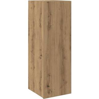 tv-bord 30,5x30x90 cm konstrueret træ kunsteg