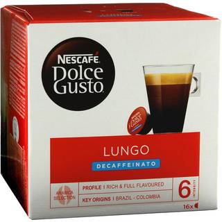 Nescafé | Lungo Koffeinfri - 16 kapsler til Nescafé Dolce Gusto