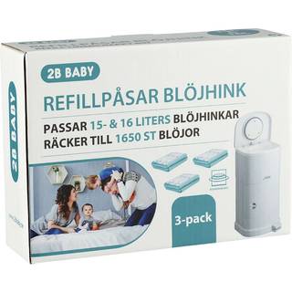 2B Baby Refillposer til Blespand 15&16 Liter 3-pak