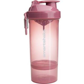 Smartshake Original2GO ONE sports-shaker-flaske + beholder farve Deep Rose Pink 800 ml - 800 ml
