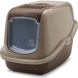 Savic Nestor Cat Toilet Home Chocolate 56x39cm