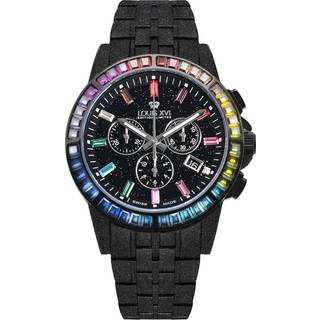 Louis XVI LXVI1129 Herrenuhr Majeste Frosted Iced Out Chrono
