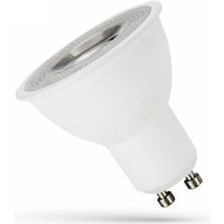 LED GU10 4W - 230V, 55°, Varm Hvid, med Linse, Spectrum - Dæmpbar : Ikke dæmpbar, Kulør : Varm