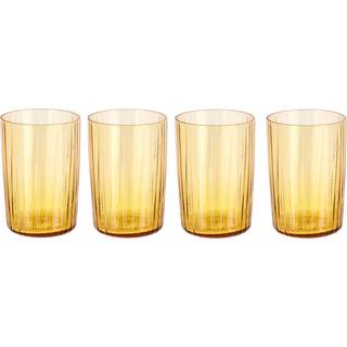 Kusintha Vandglas 4 stk. fra BITZ - Amber farve - Glas