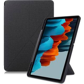 Origami Stand Samsung Galaxy Tab S7+/S8+ Folio Cover - Sort