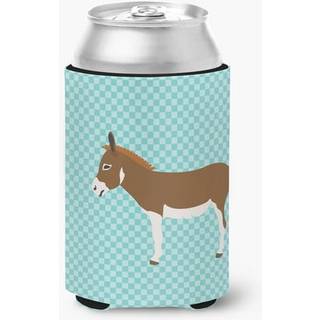 """" Caroline's Treasures Miniature Mediterranian Donkey Blue Check Dekorativ kan kramme multicolor """"