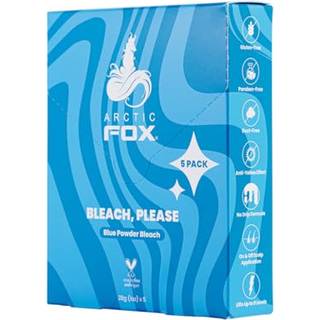 ARCTIC FOX Bleach Please Blue Powder Bleach 5 pakke poser (5 x 1 oz) Lager op og spar! Perfekt til flere touch-ups highlights eller pengestykker.