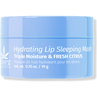Hempz Hydrating Lip Sleeping Mask - Triple Moisture Fresh Citrus (.70 oz.) | Overnatning Hydrering af læbebalsam til tørre læber Lipreparation Ch