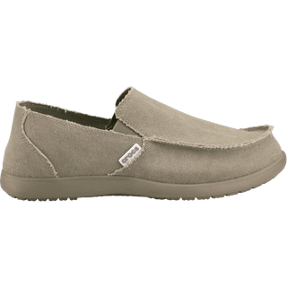 Crocs Men's Santa Cruz Loafers Bekväma mäns loafers glider på skor khaki/khaki 8 män