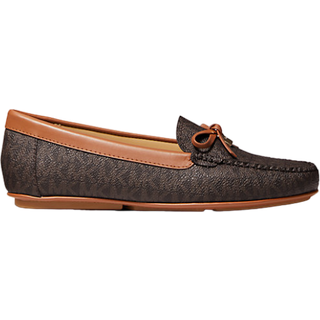 Juliette Logo Loafers, Brown, 41
