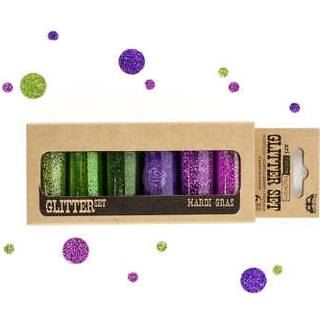 Prima Marketing Art Extravagance Glitter Set Mardi Gras 6-Pack