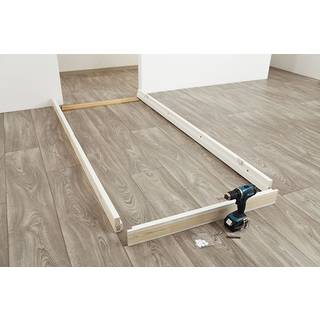 Swedoor+karm 128mm hvidmalet NCS S0502-Y med tætteliste, excl. bundstykke, 78,6 X 198,9 - M8X20