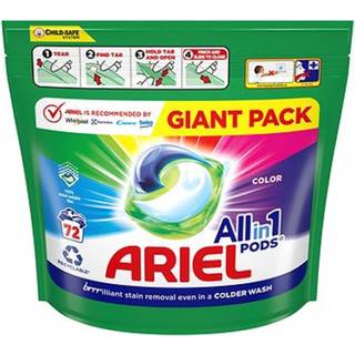Ariel All-in-1 Pods Color – Effektiv Farvebeskyttelse  | 72 Stk