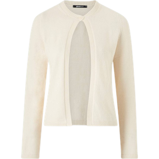 Gina Tricot-One button knit cardigan-Cardigans-Hvid-L-Dame