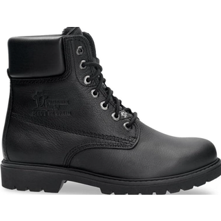 Panama Jack Herren Schnürboots schwarz Glattleder