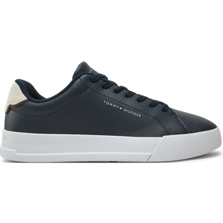 Tommy Hilfiger Herren Sneaker blau Glattleder