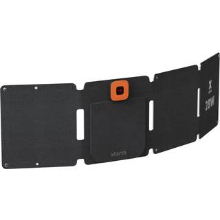 Xtorm SolarBooster Solcelle Oplader 28W m. USB-A & USB-C - Sort