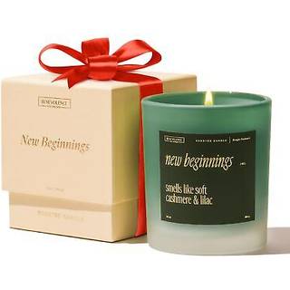 Velvillighed la ny begyndelse duftende stearinlys | 10 oz 40-50 timer Burn Premium Soy Candle | Housewarming gaver til kvinder Nye hjemmegaveidee