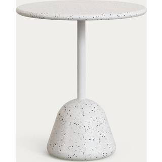 Rundt havebord Saura af terrazzo, Ø 70 cm