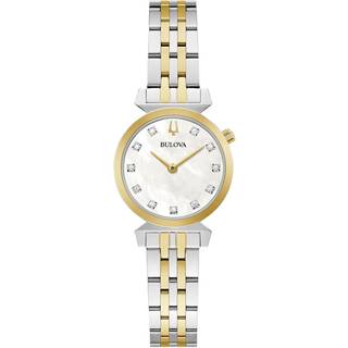 Bulova 98P202 Regatta Diamantuhr (11) Damenuhr 24mm 3ATM