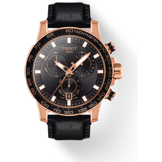 Tissot T125.617.36.051.00 Supersport Sort/Læder Ø45.5 mm