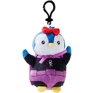 Pudgy Penguins Clip -On Plush (Pixie Raven) - 5,5 tommer bl?d plys med sikkert klip, der er udstoppet dyr for at personalisere din rygs?kpose og