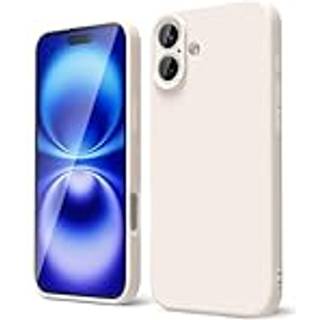 oakxco iPhone 16-etui - ultra-tyndt flydende silikonegel-cover, blød mat TPU-beskyttelse i ensfarvede farver til kvinder og piger