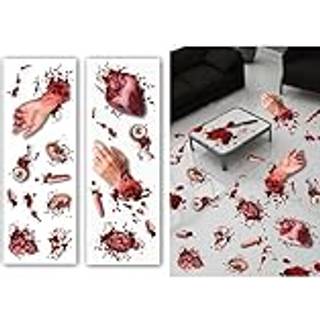 Blodige lemmer stickers, 2 ark