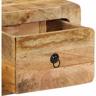 Væghængt Tv-Skab 100X32X25 Cm - Massivt ru mangotræ