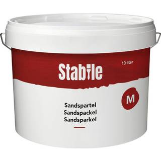 Sandspartel M 10 liter lys grå - Stabile